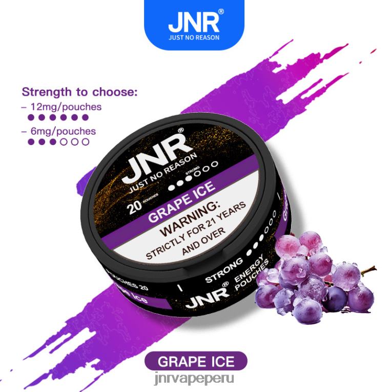 JNR Vape Nicotine - bolsas de energía jnr hielo de uva S6JHJ98