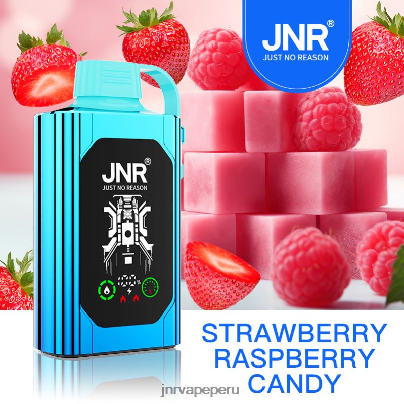 JNR Vape Lima - JNR SHISHA caja caramelo de fresa y frambuesa 8888TV82