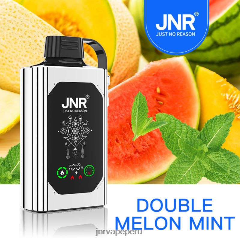 JNR Vape Review - JNR SHISHA caja doble melón menta 8888TV89