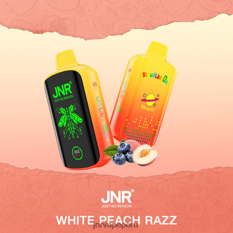 JNR Vape Lima - JNR SKYWALKER caja razz de durazno blanco 8888TV52