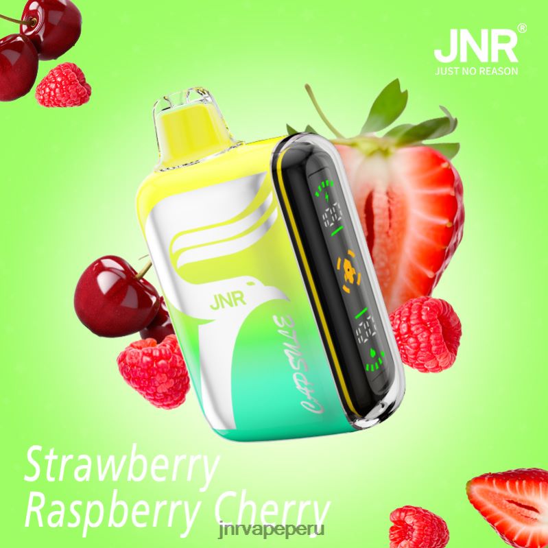 JNR Vape Review - JNR cápsula fresa frambuesa cereza 8888TV69