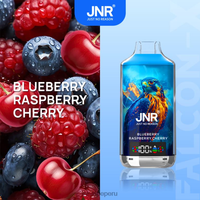 JNR Vape Nicotine Content - arándano frambuesa cereza JNR FALCON X V820216
