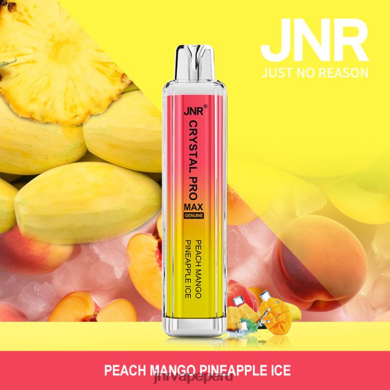 JNR Vape Review - jnr cristal promax melocotón mango piña hielo S6JHJ340