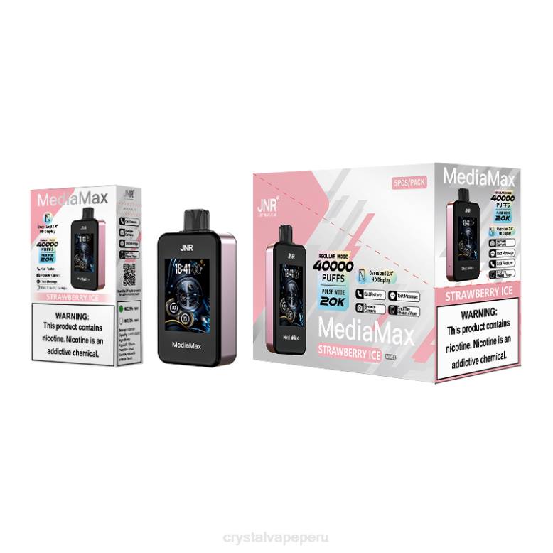 JNR MediaMax bocanada de 40k 888B17 hielo de fresa JNR vape