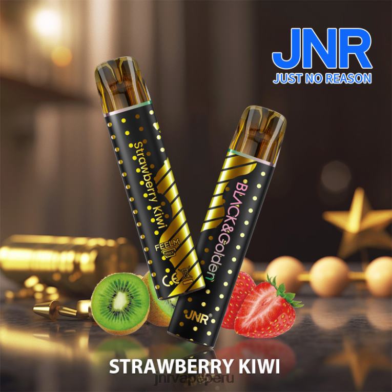 JNR Vape Flavours - jnr negro y dorado kiwi fresa S6JHJ284