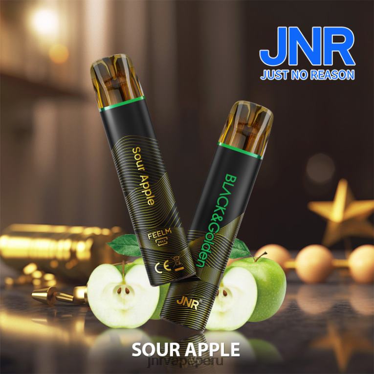 JNR Vape Peru - jnr negro y dorado manzana acida S6JHJ282