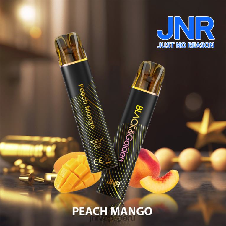 JNR Vape Price - jnr negro y dorado mango durazno S6JHJ279