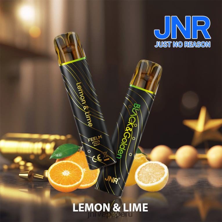 JNR Vape - jnr negro y dorado Lima Limon S6JHJ277