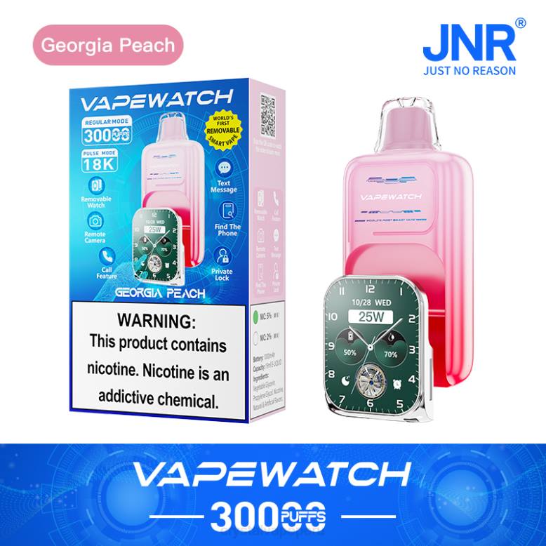 JNR reloj vapeador 888B3 melocotón de georgia JNR vape lima