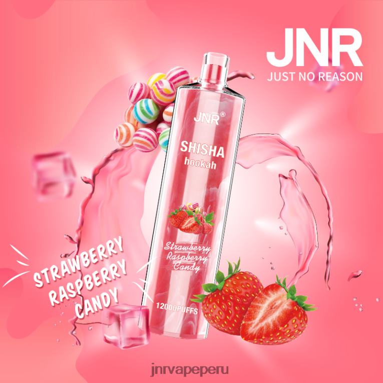 JNR Vape Nicotine - shisha jnr caramelo de fresa y frambuesa S6JHJ178