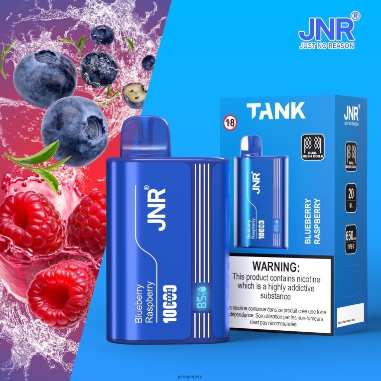 JNR Vape Peru - tanque jnr frambuesa arándano S6JHJ22