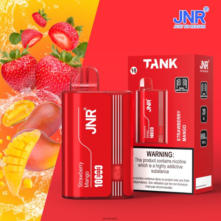 JNR Vape Pods - tanque jnr mango fresa S6JHJ25